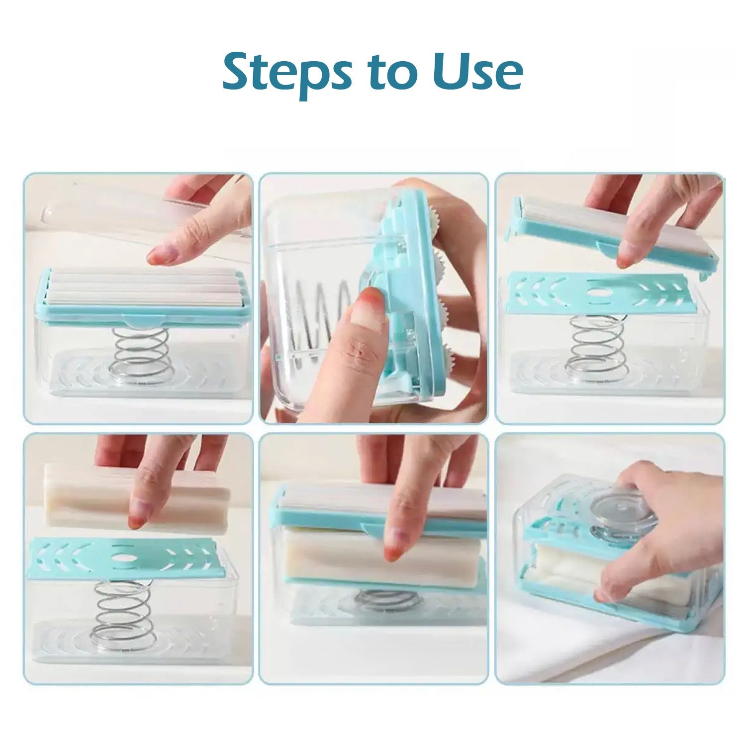 6296 2-in-1 Portable Soap Dish & Soap Dispenser with Roller and Drain Holes, Multifunctional Soap Holder Foaming Soap Bar Box for Home, Kitchen, Bathroom DeoDap 6296 2-in-1 Portable Soap Dish & Soap Dispenser with Roller and Drain Holes, Multifunctional Soap Holder Foaming Soap Bar Box for Home, Kitchen, Bathroom DeoDap